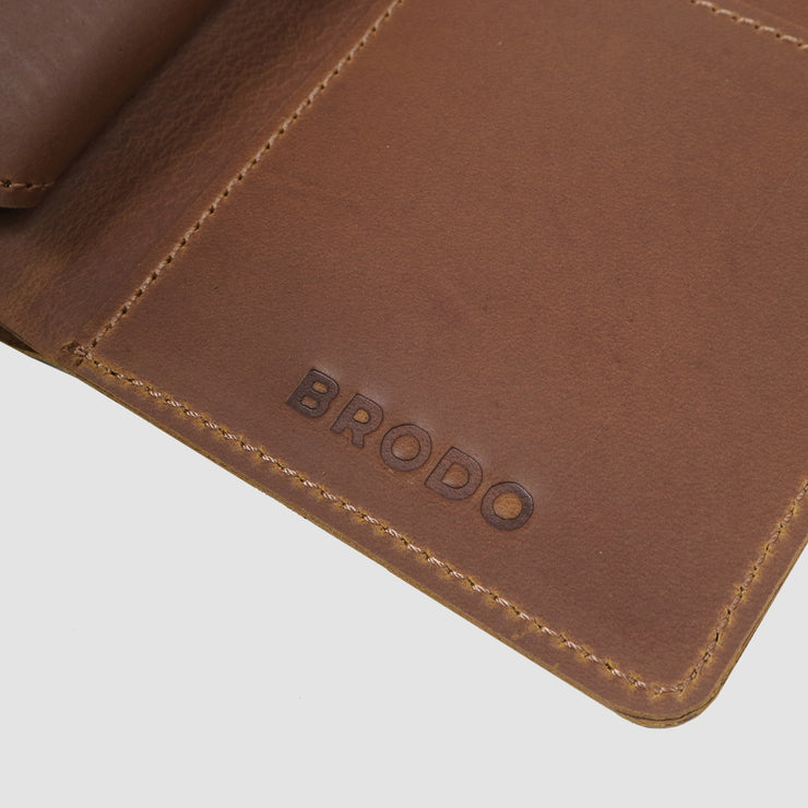 Walde Leather Wallet Vintage Brown