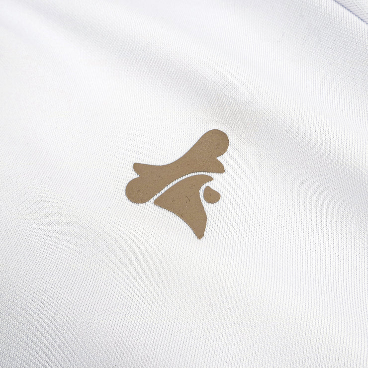 BRODO - Active Tecnico Polo Shirt White - Brown