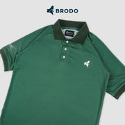 BRODO - Active Tecnico Polo Shirt White - Olive
