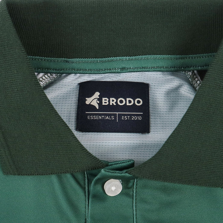 BRODO - Active Tecnico Polo Shirt White - Olive