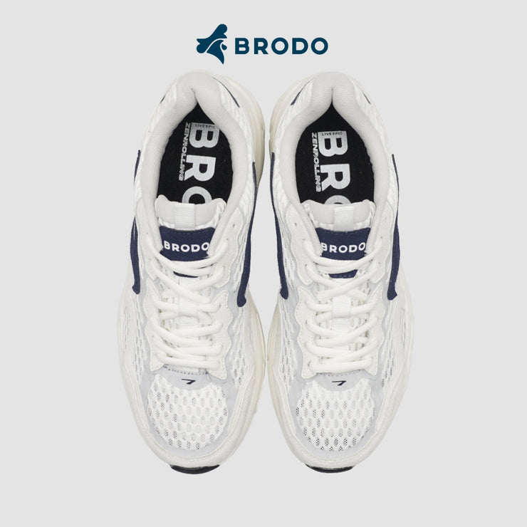 BRODO - Sneakers Ace Nexus White Navy OWS