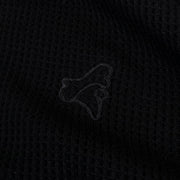 BRODO - Broshirt Polo Waffle Short Black