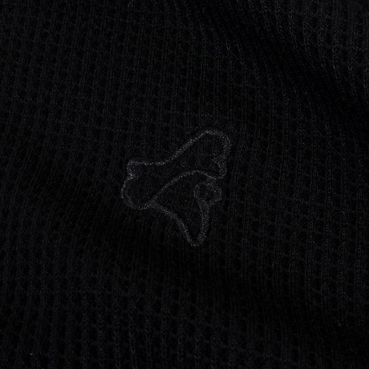 BRODO - Broshirt Polo Waffle Short Black