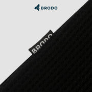 BRODO - Broshirt Polo Waffle Short Black