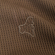BRODO - Broshirt Polo Waffle Short Brown