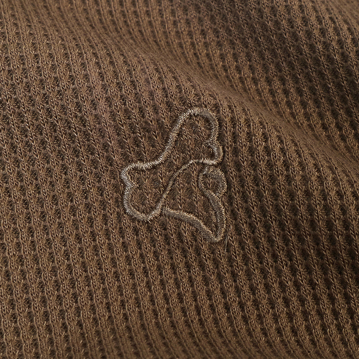 BRODO - Broshirt Polo Waffle Short Brown