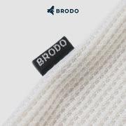 BRODO - Broshirt Polo Waffle Short Off White