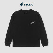 BRODO - Coinvo Longsleeve Tees Black