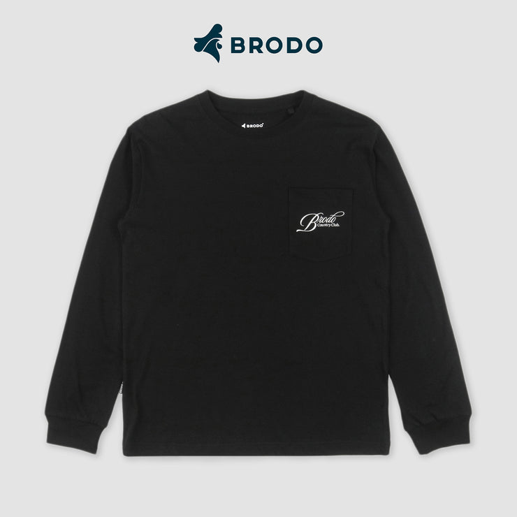BRODO - Coinvo Longsleeve Tees Black