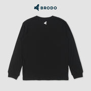 BRODO - Coinvo Longsleeve Tees Black