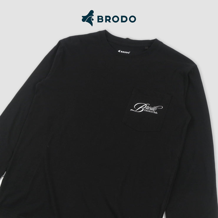 BRODO - Coinvo Longsleeve Tees Black