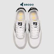 BRODO - Sneakers Ace Tennis Ivory Black