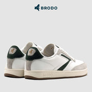 BRODO - Sneakers Ace Tennis Ivory Olive
