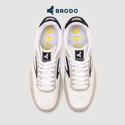 BRODO - Sneakers Ace Tennis Ivory Navy