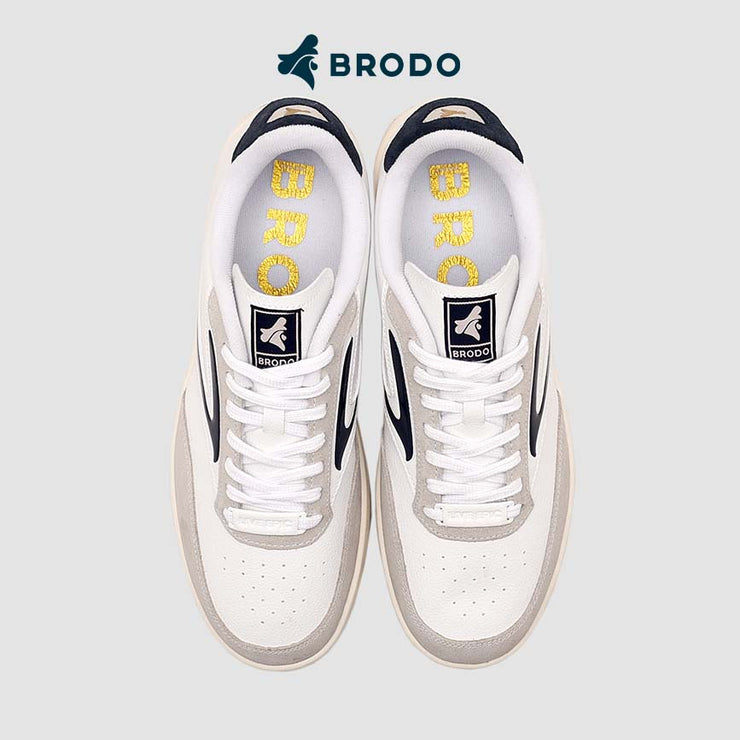 BRODO - Sneakers Ace Tennis Ivory Navy
