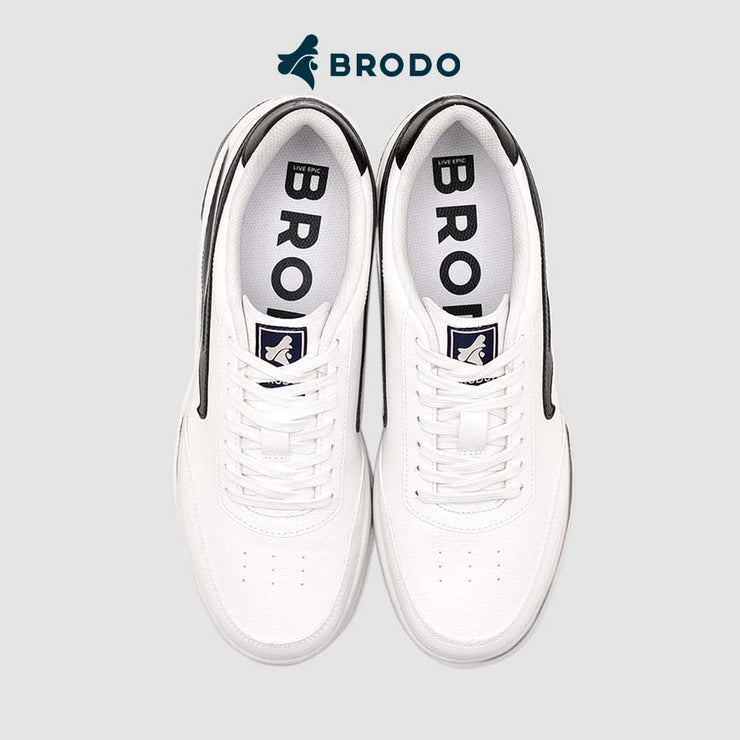 BRODO - Sneakers Lucca White Black WS