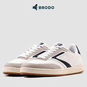 BRODO - Sneakers Ace Tennis Ivory Navy