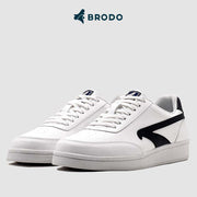 BRODO - Sneakers Lucca White Black WS