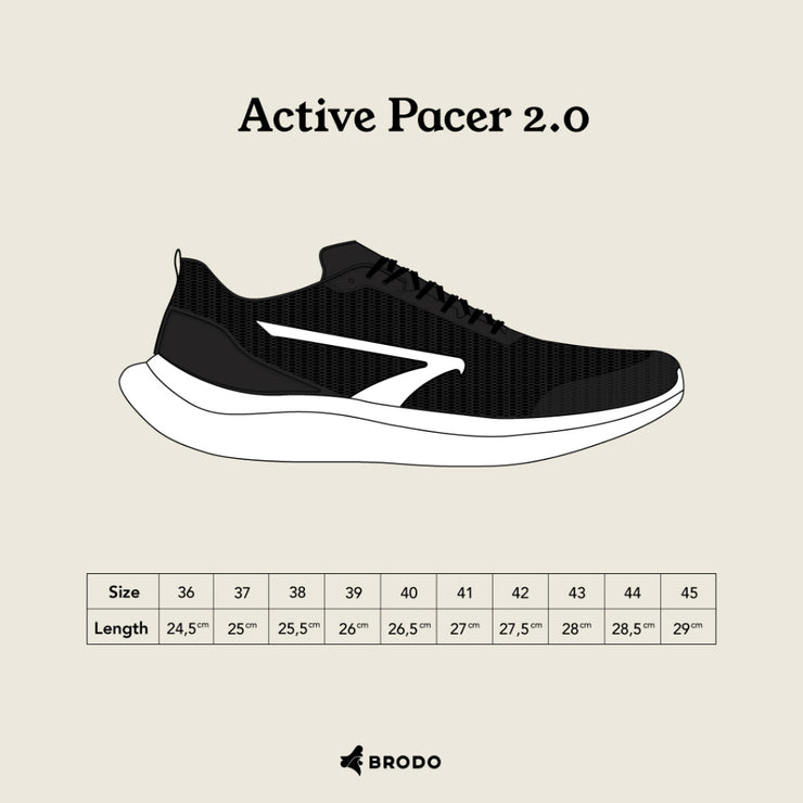 BRODO - Sneakers Active Pacer 2.0 Full Black
