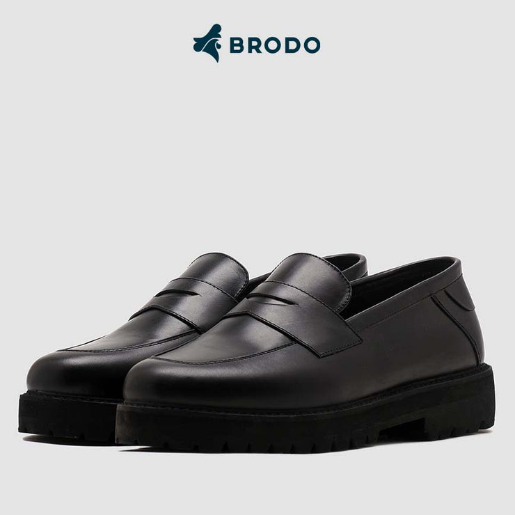 BRODO - Sepatu Comforto Boots Full Black