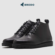 BRODO - Sepatu Signore Boots Full Black
