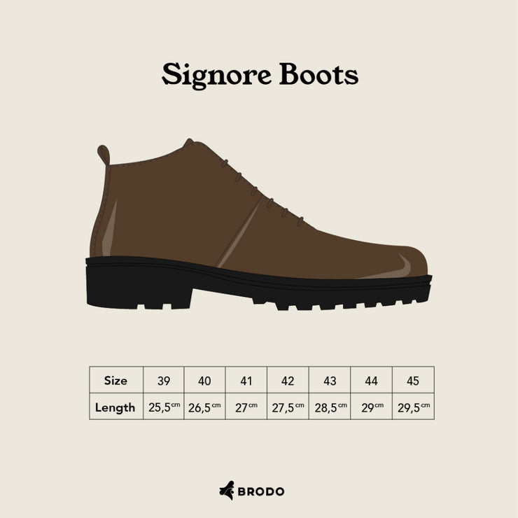 BRODO - Sepatu Signore Boots Full Black