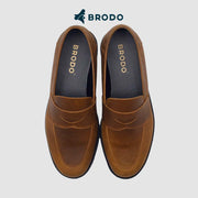 BRODO - Sepatu Comforto Boots Vintage Brown