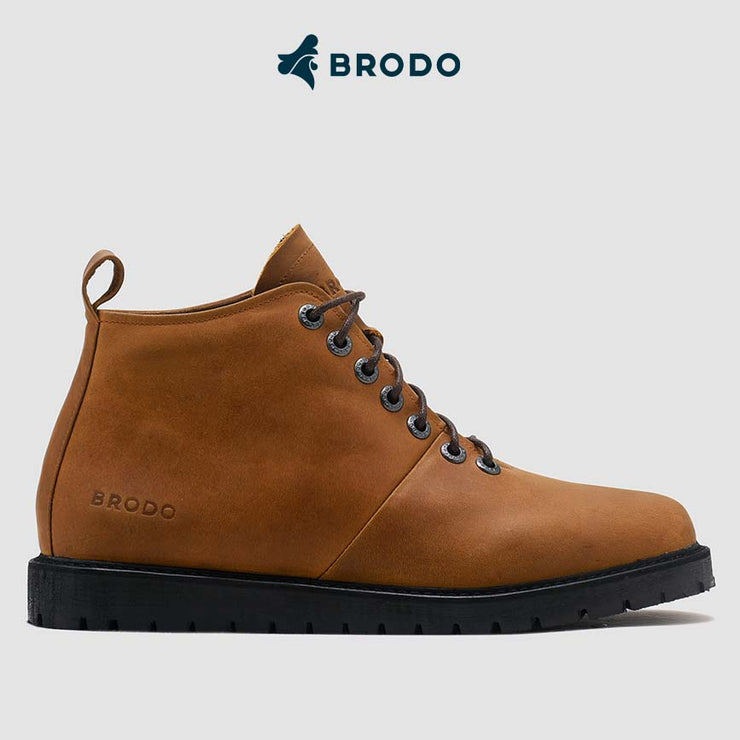 BRODO - Sepatu Signore Boots Vintage Brown