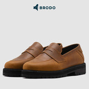 BRODO - Sepatu Comforto Boots Vintage Brown