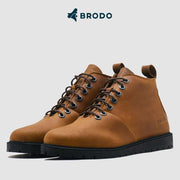 BRODO - Sepatu Signore Boots Vintage Brown