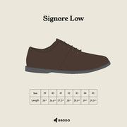 BRODO - Sepatu Signore Low Vintage Brown