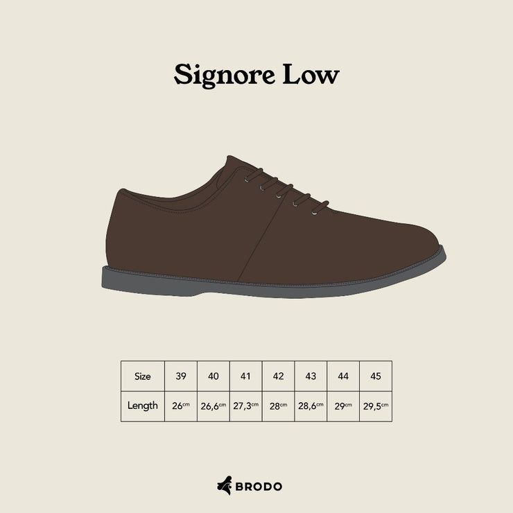 BRODO - Sepatu Signore Low Vintage Brown