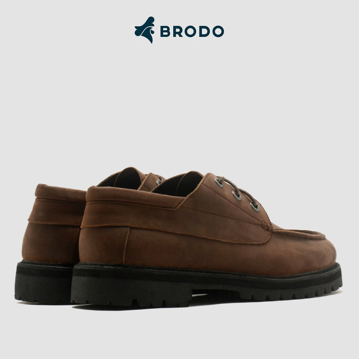 BRODO - Sepatu Marino Boots Dark Choco BS