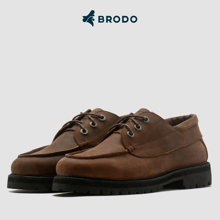 BRODO - Sepatu Marino Boots Dark Choco BS