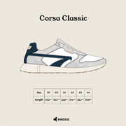 BRODO - Sneakers Corsa Classic White Black WS