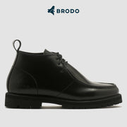 BRODO - Sepatu Borneo Boots Full Black