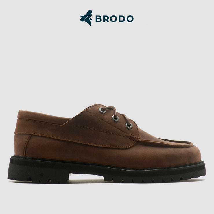 BRODO - Sepatu Marino Boots Dark Choco BS