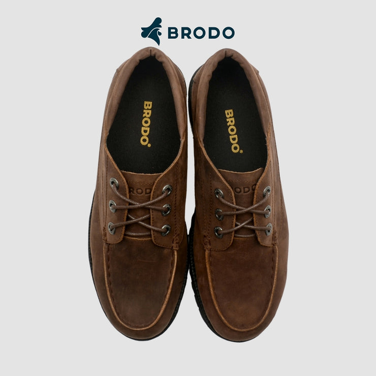 BRODO - Sepatu Marino Boots Dark Choco BS