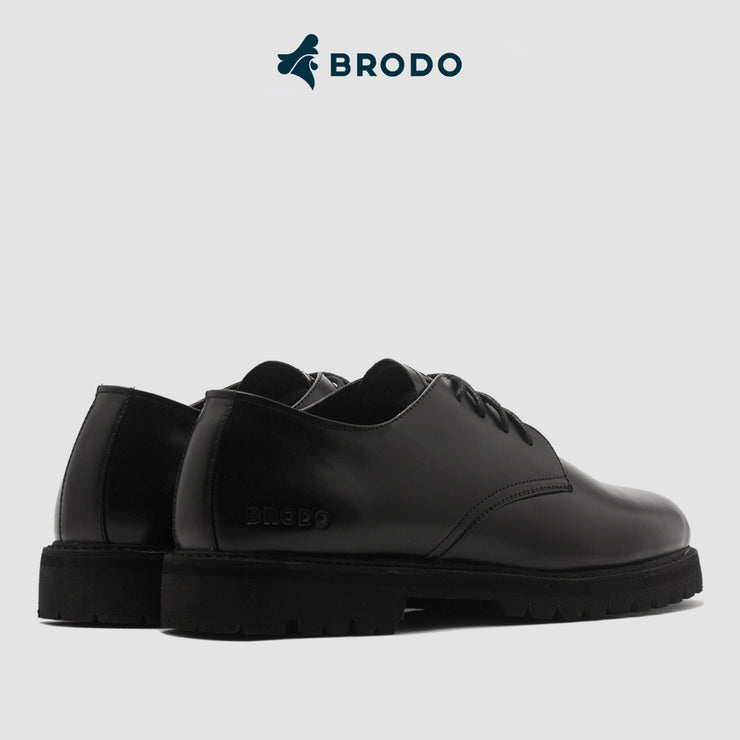 BRODO - Sepatu Andria Boots Full Black
