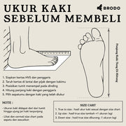 BRODO - Sepatu Ventura Full Black