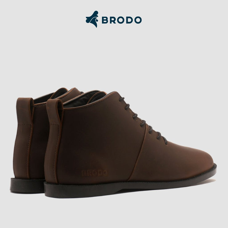 BRODO - Sepatu Signore Dark Choco BS EL