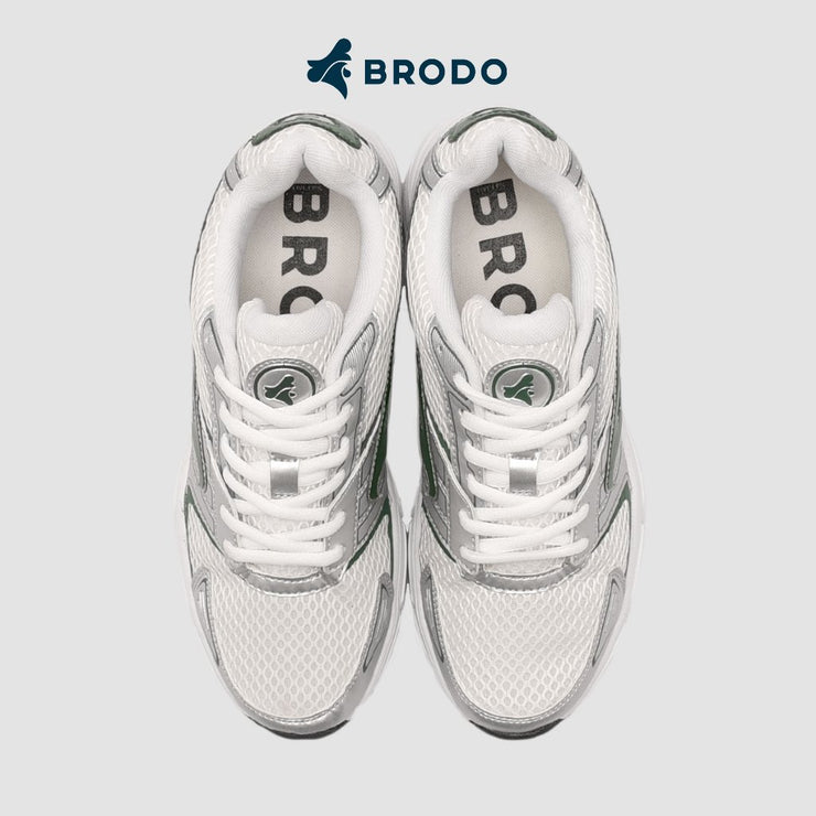 BRODO - Sneakers Ace Neptune Silver Green WS