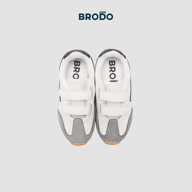 BRODO - Sepatu Anak Corte Junior Jog Black Ivory GS