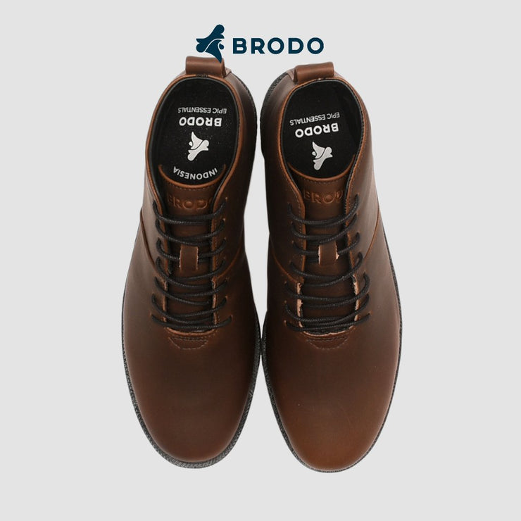 BRODO - Sepatu Signore Dark Choco BS EL