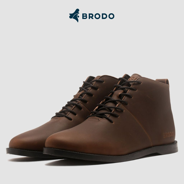 BRODO - Sepatu Signore Dark Choco BS EL