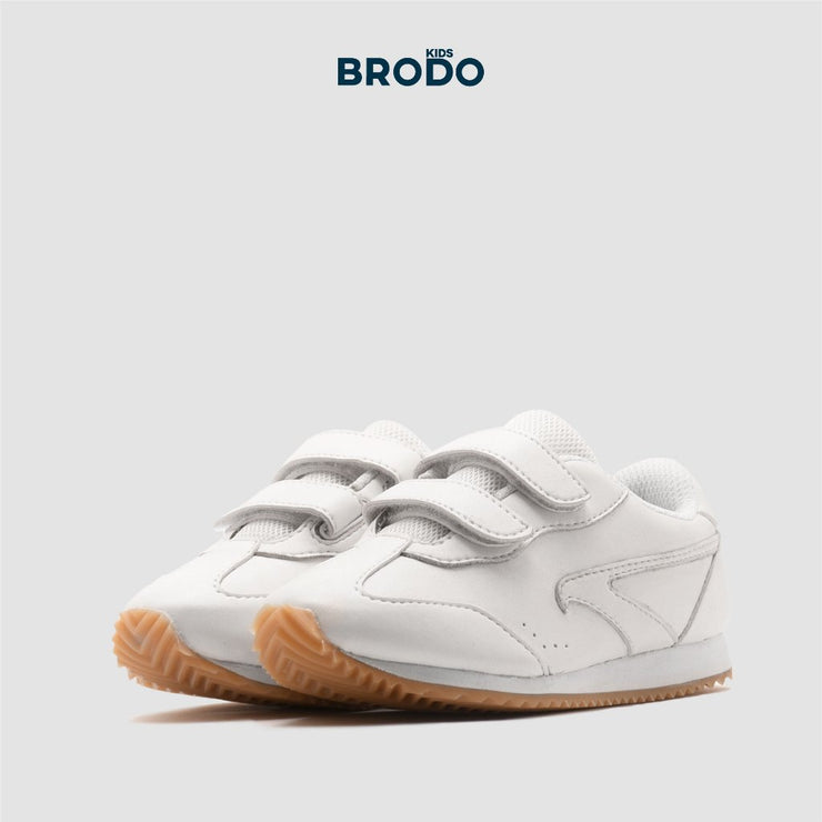 BRODO - Sepatu Anak Corte Junior Jog Full White GS
