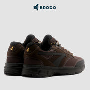 BRODO - Sneakers Ace Nova Venture Dark Brown
