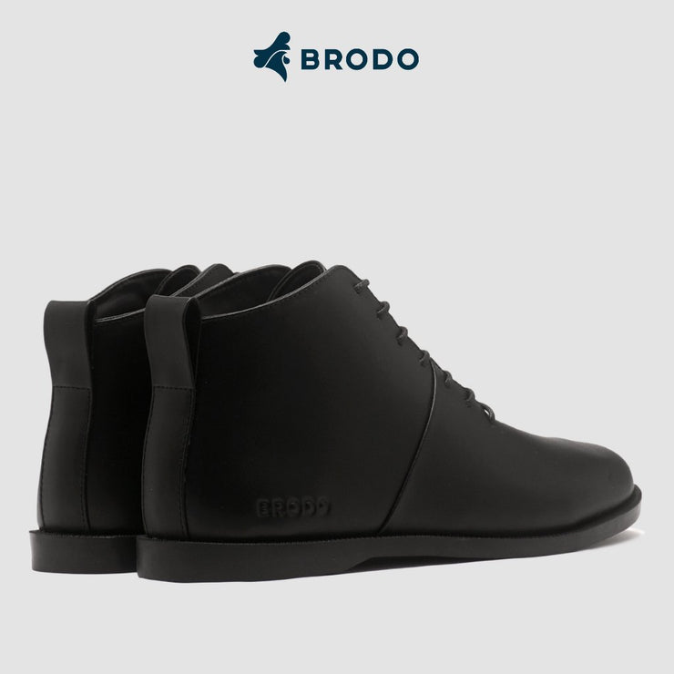 BRODO - Sepatu Signore Full Black EL