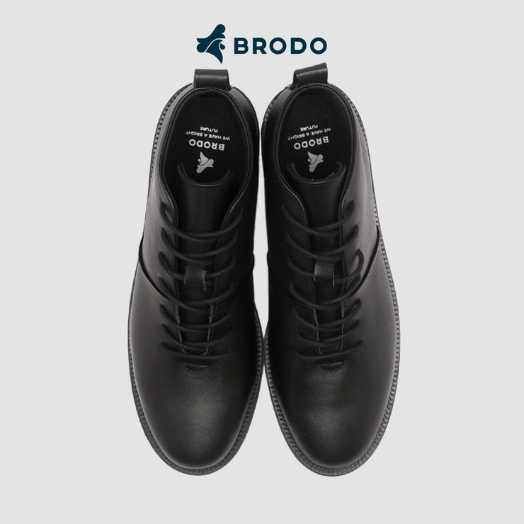 BRODO - Sepatu Signore Manggala Full Black