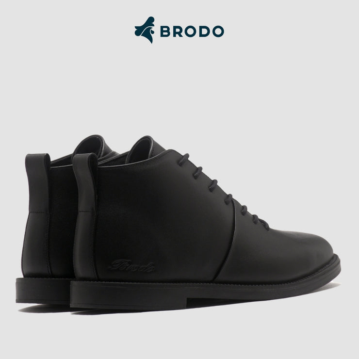 BRODO - Sepatu Signore Manggala Full Black